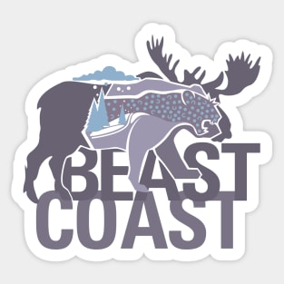 Beast Coast Sticker